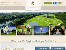 Tablet Screenshot of gaylordsprings.com